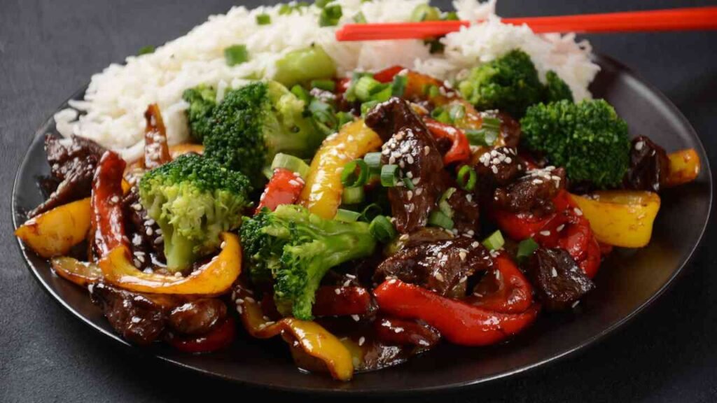 Vegetable Stir Fry with Rice