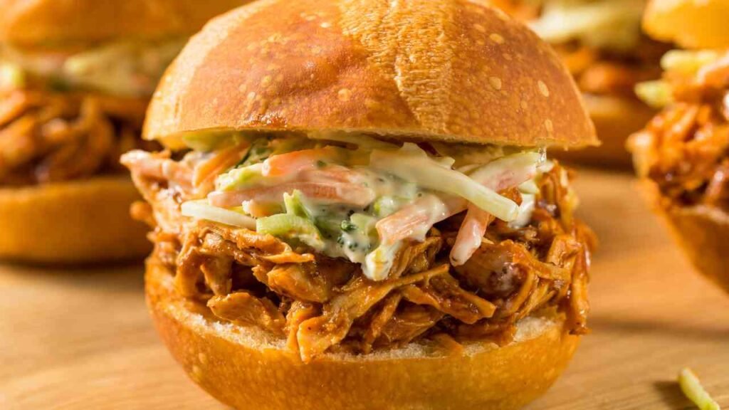 BBQ Pulled Chicken Sandwiches