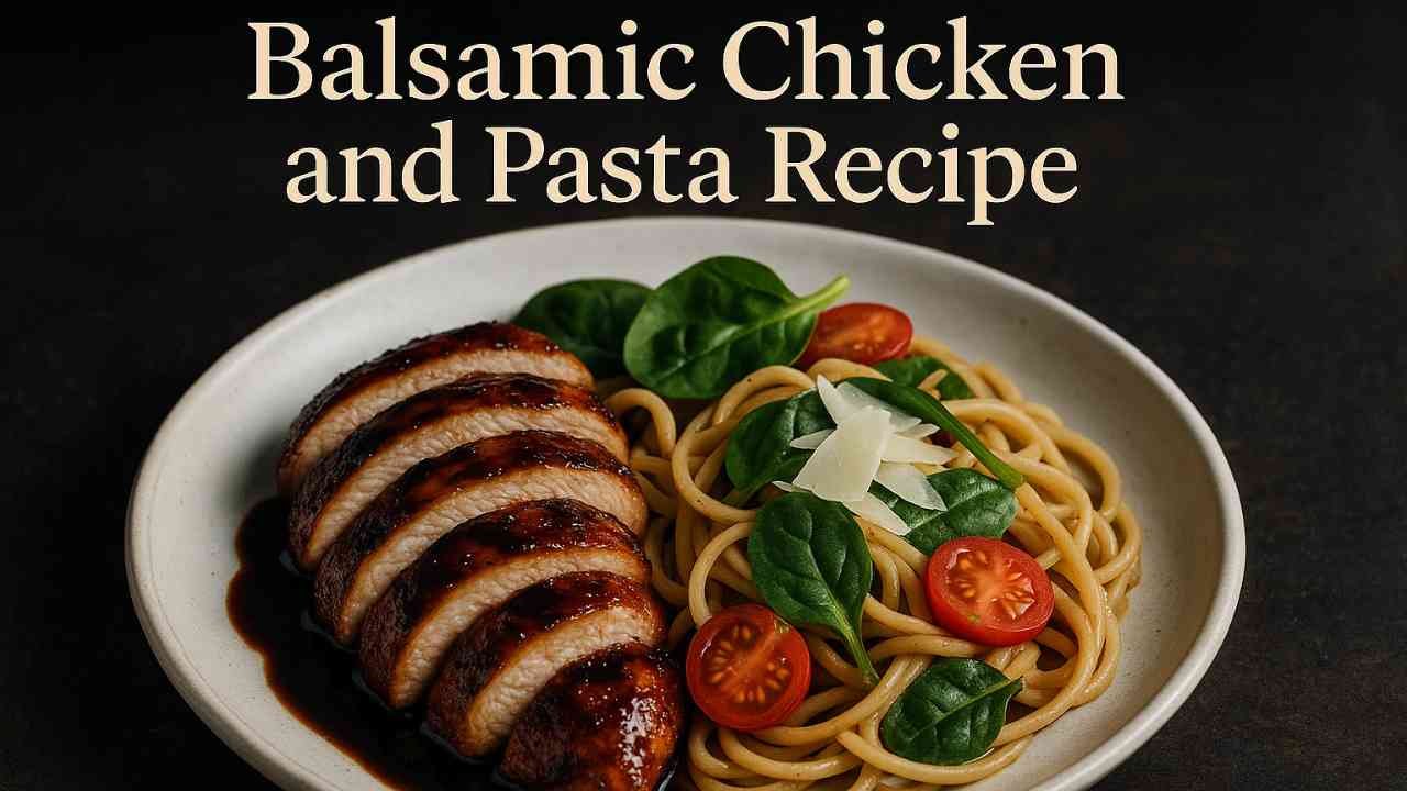 Easy Balsamic Chicken and Pasta Recipe