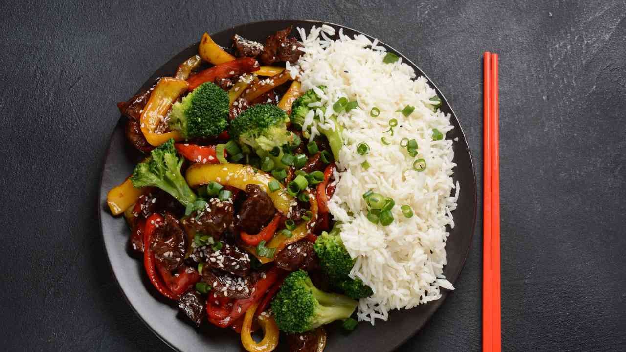 Vegetable Stir Fry with Rice