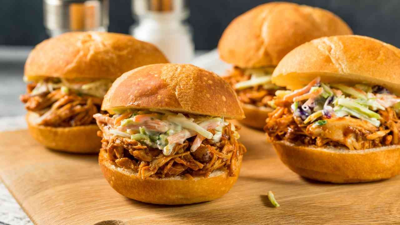BBQ Pulled Chicken Sandwiches